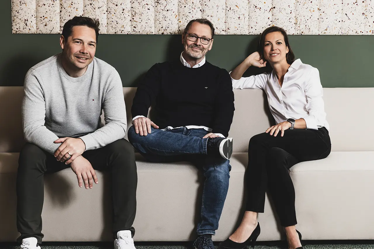 TRCN Team: Roman Taudes, Andreas Wallner und Anela Blöch